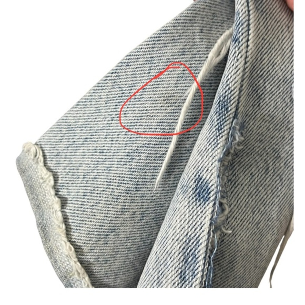 AO.LA by Alice and Olivia Jeans 25 Light Indigo Distressed Split‎ Hem Denim - Picture 12 of 14